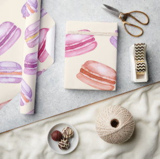 Sunshine Macarons Wrapping Paper