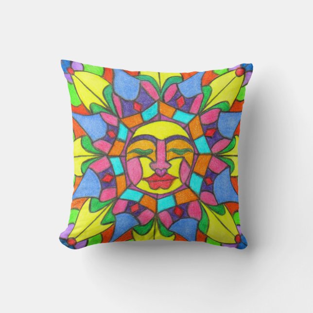 Sunshine Mandala Cushion (Front)