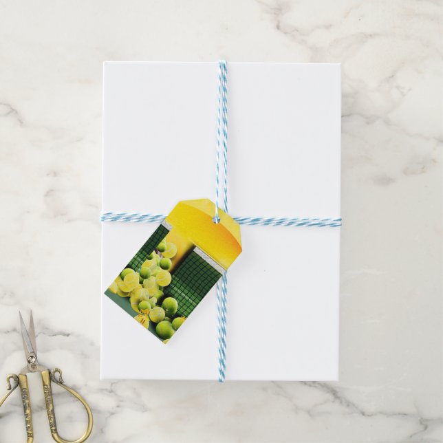 SUNSHINE MATCH Accent Pillow Gift Tags (With Twine)