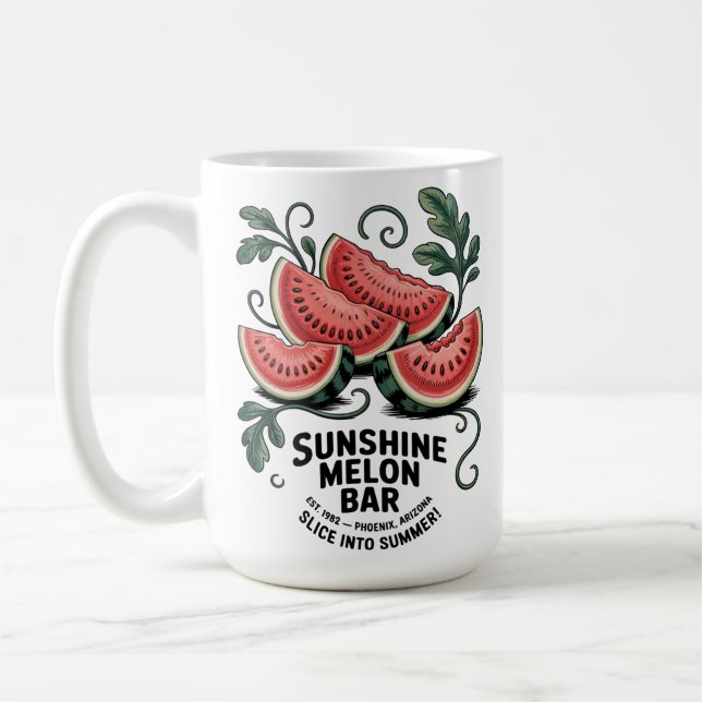 Sunshine Melon Bar Coffee Mug (Left)