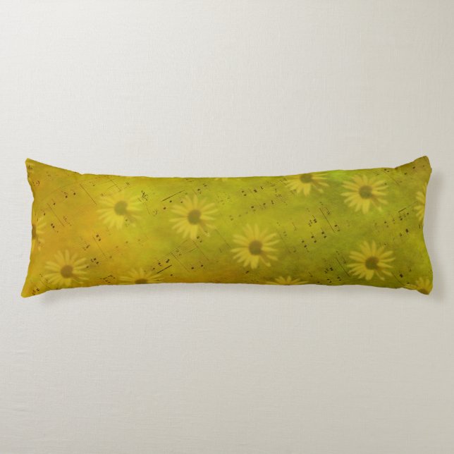 Sunshine Mixed Media Body Cushion (Front)
