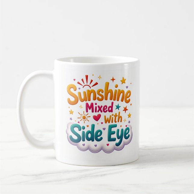 Sunshine Mixed with Side Eye Mug (Left)