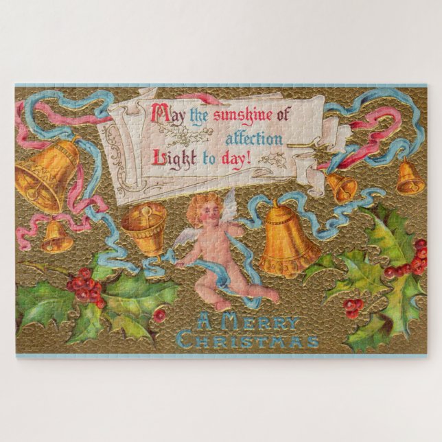 Sunshine of Affection Merry Christmas Jigsaw Puzzle (Horizontal)