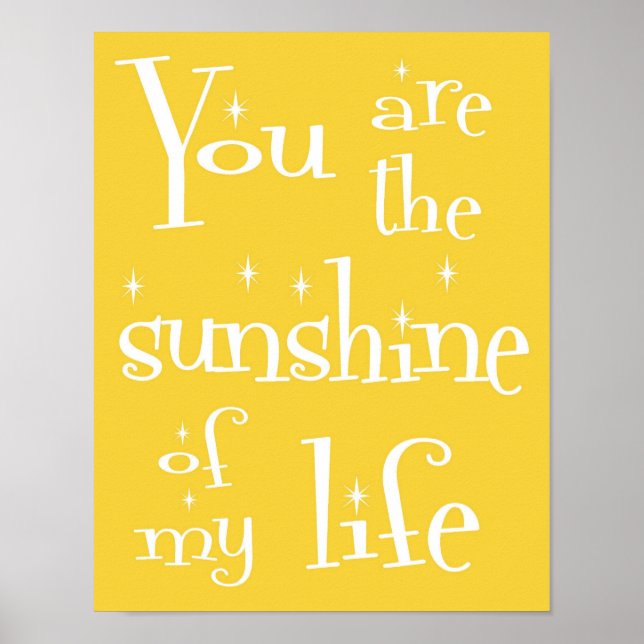 Sunshine of My Life Poster (Front)