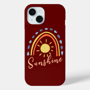 Sunshine on a Cloudy Day My Girl Inspired Rainbow iPhone 15 Case