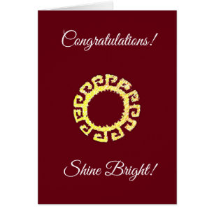 Sunshine on Burgundy Congratulations