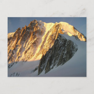 Sunshine on Mount Blanc Postcard