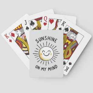 Sunshine On My Mind Playing Cards
