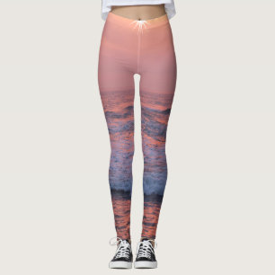 Sunshine over the sea leggings