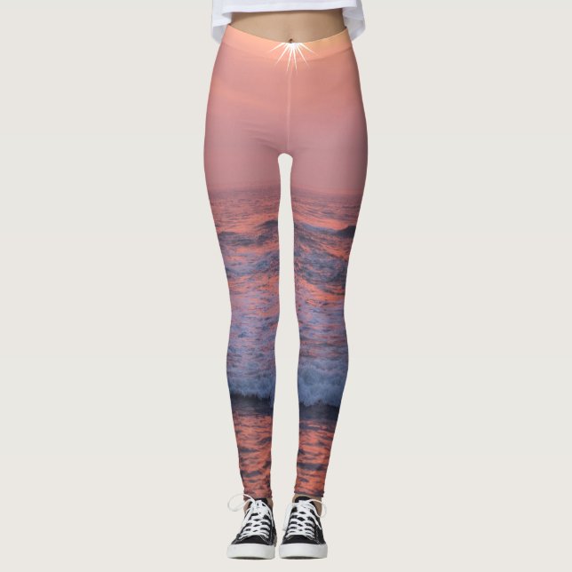 Sunshine over the sea leggings (Front)