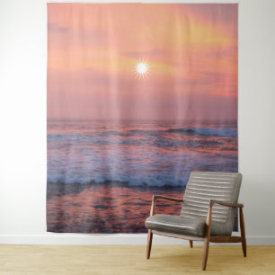 Sunshine over the sea tapestry