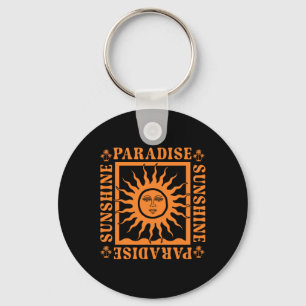 Sunshine Paradise Summer Vibes Here Comes The Sun Key Ring
