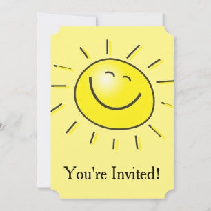 Sunshine Party Invitation