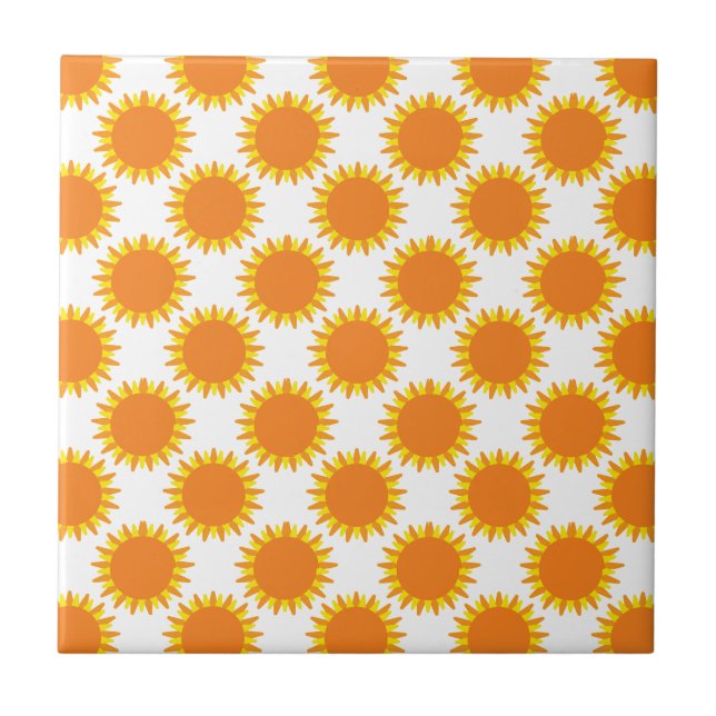 Sunshine Pattern  Tile (Front)