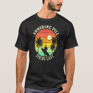 Sunshine Pill Spring Lake Summer New Jersey Tropic T-Shirt