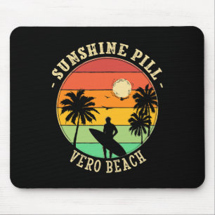 Sunshine Pill Vero Beach Summer Florida Tropical B Mouse Mat