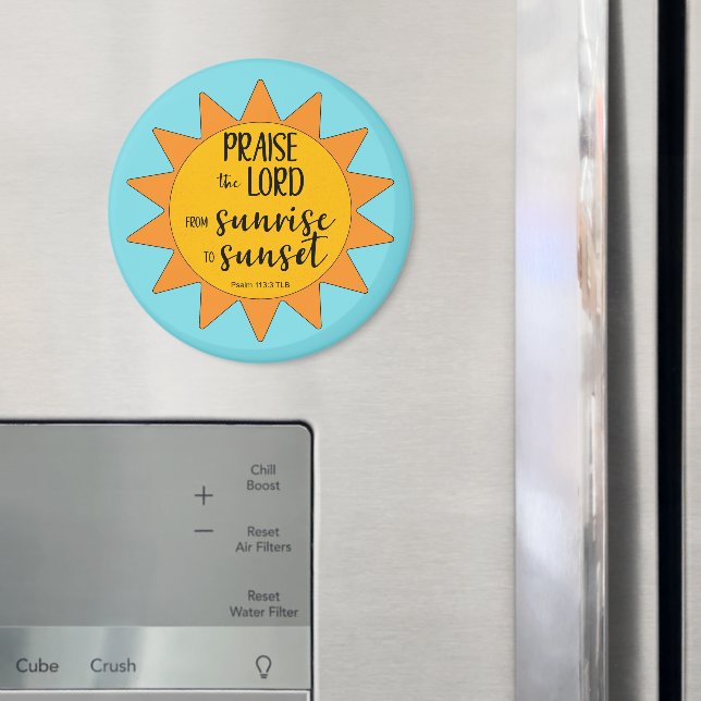 Sunshine Praise the Lord Magnet (In Situ (Fridge))