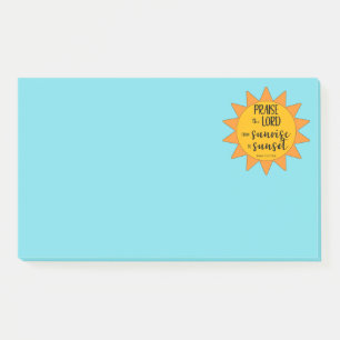 Sunshine Praise the Lord Post-it Notes