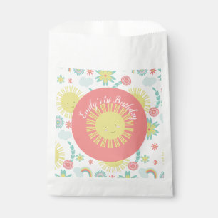 Sunshine Rainbow Floral Birthday  Favour Bags