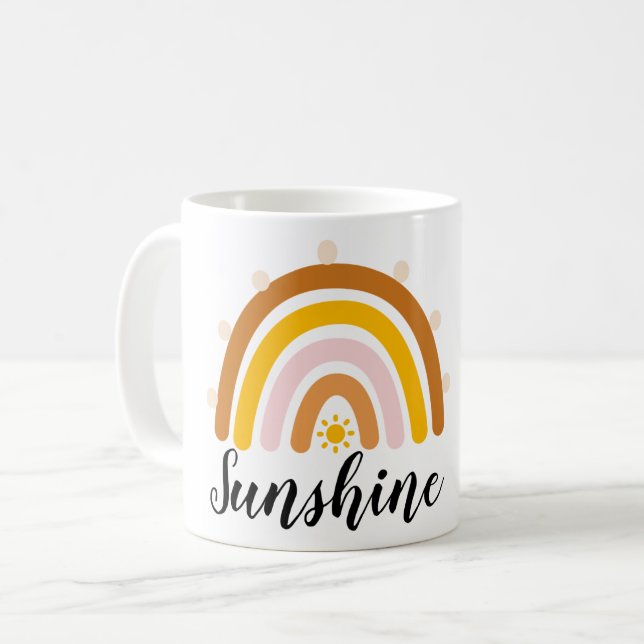 Sunshine - Rainbow Sunshine Coffee Mug (Front Left)