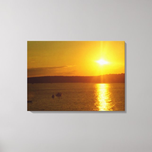 Sunshine Reflects Canvas Print (Front)