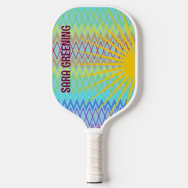 Sunshine retro rackets pickleball paddle (Front)