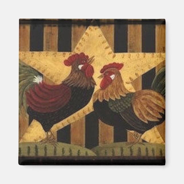Sunshine Rooster Magnet (Front)