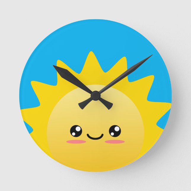 Sunshine Round Clock (Front)
