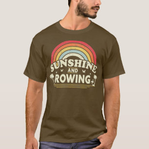 Sunshine Rowing design for Men or Women Retro Coun T-Shirt