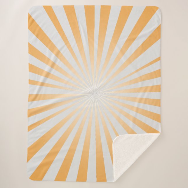 Sunshine Serenade Sherpa Blanket (Front)