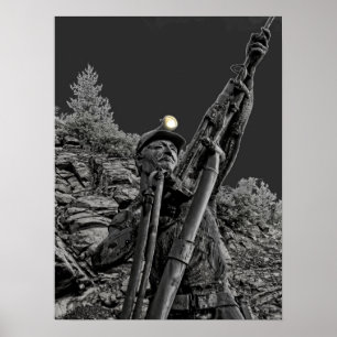 Sunshine Silver Mine Memorial - Kellogg Idaho Poster