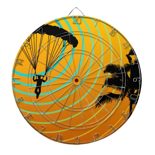 sunshine skydiver dartboard (Front)