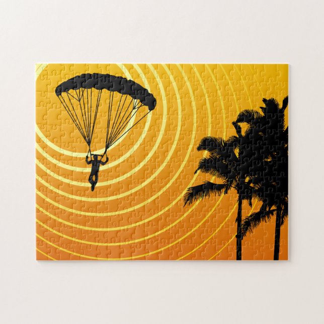 sunshine skydiver jigsaw puzzle (Horizontal)