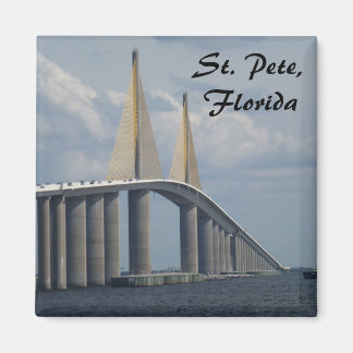 Sunshine Skyway Bridge Florida Photo Magnet