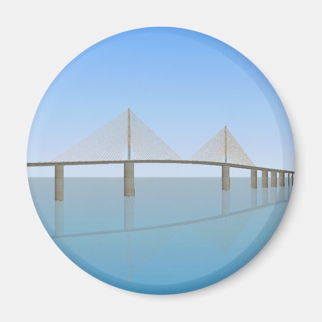Sunshine Skyway Bridge: Tampa Bay: Magnet (Front)