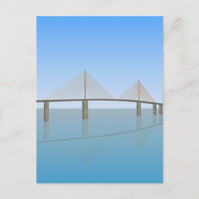 Sunshine Skyway Bridge: Tampa Bay: Postcard (Front)