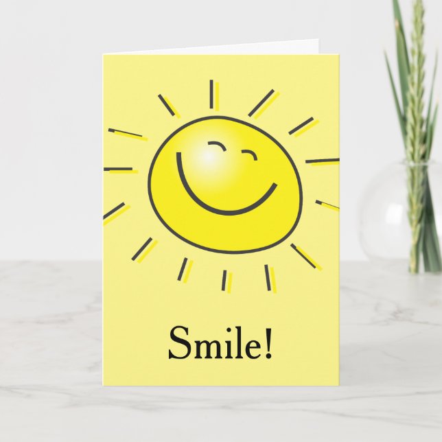 Sunshine Smile For Mother's Day Card (Front)