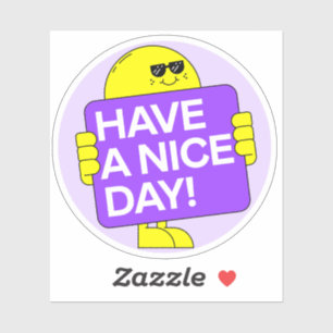 Sunshine Smiles - 'Have a Nice Day!' Sticker