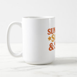 Sunshine Soul & Sass Retro 70s-Inspired bold quote Coffee Mug