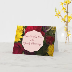 Sunshine Speedy Recovery Get Well Card