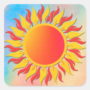 Sunshine Square Sticker