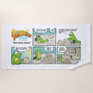 Sunshine State Beach Towel: Fun in the sun Beach Towel