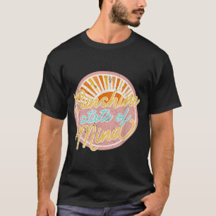 Sunshine State Of Mind Retro 60s Faded Summer Men T-Shirt
