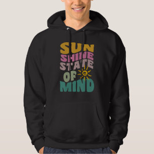 Sunshine State Of Mind Retro Summer Groovy Florida Hoodie