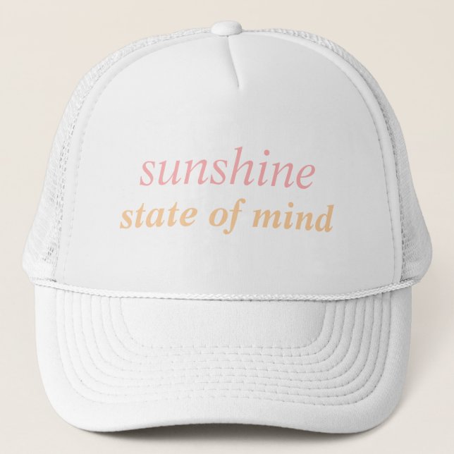 Sunshine State of Mind Trucker Hat (Front)