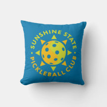 Sunshine State Pickleball Club Pillow