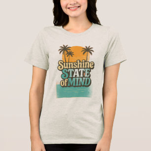 Sunshine State Tee, Retro Beach Vacation Shirt