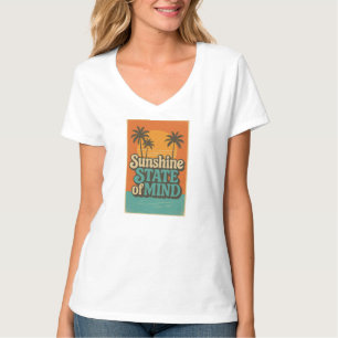 Sunshine State Tee, Retro Beach Vacation Shirt