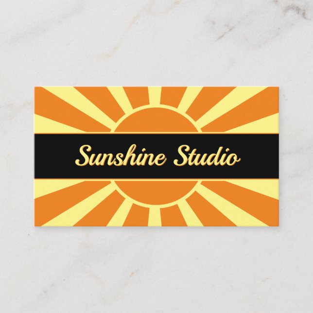 Sunshine Studio Business Card (Front)