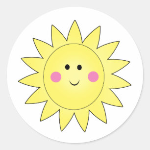 Sunshine Summer Stickers